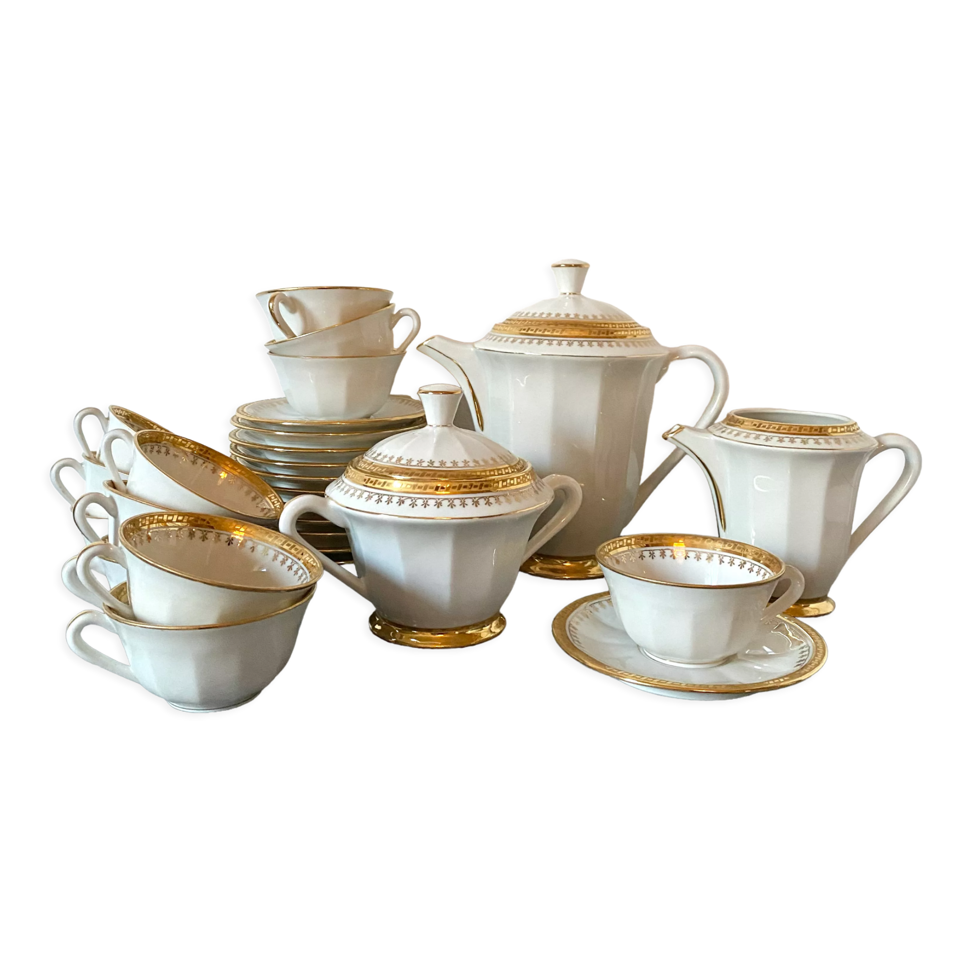 Limoges porcelain tea or coffee set
