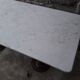 Table bistrot plateau marbre 145,5 cm