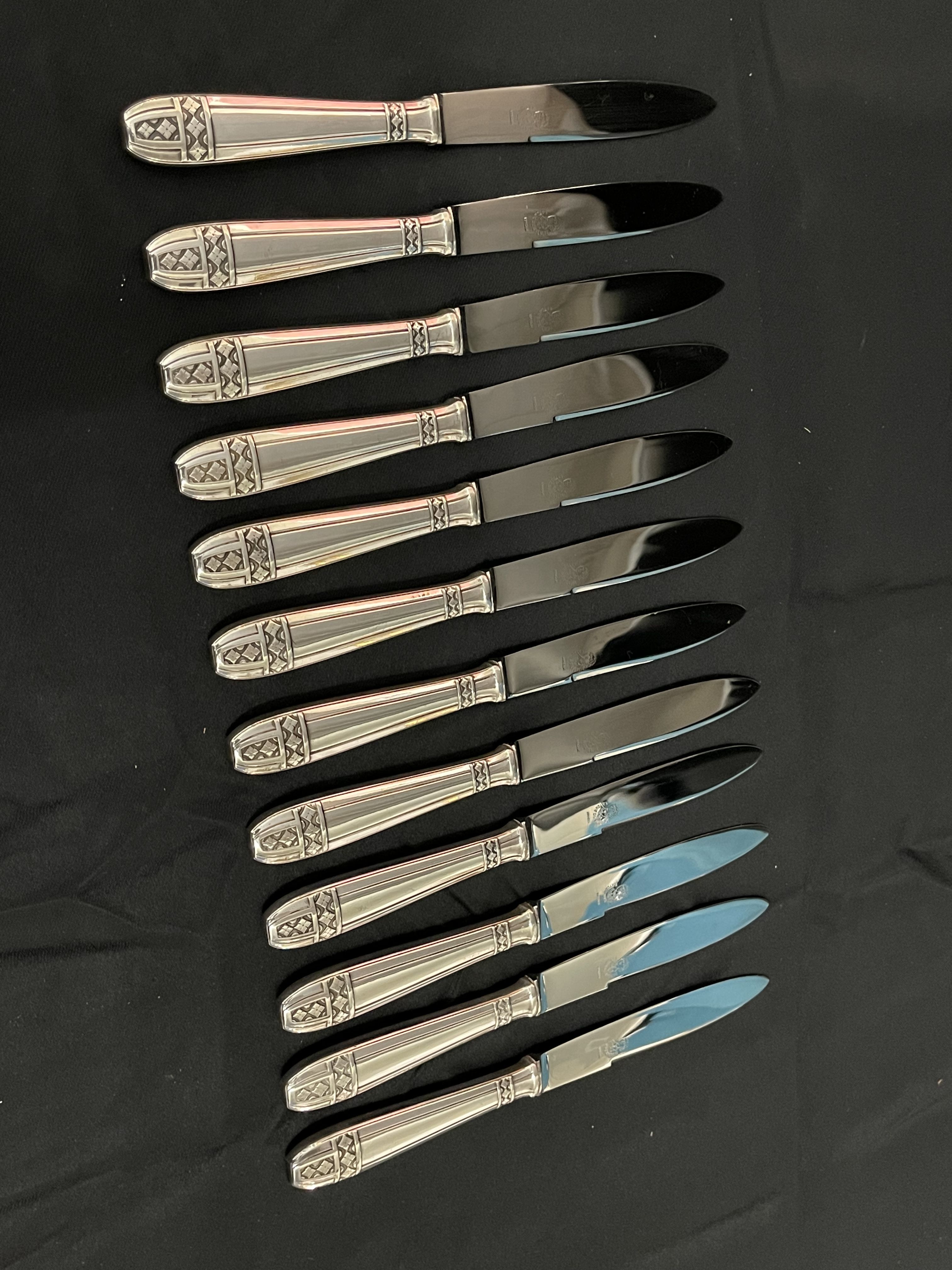 Cutlery 143 pieces Grand Prix de Monaco art deco with silversmith