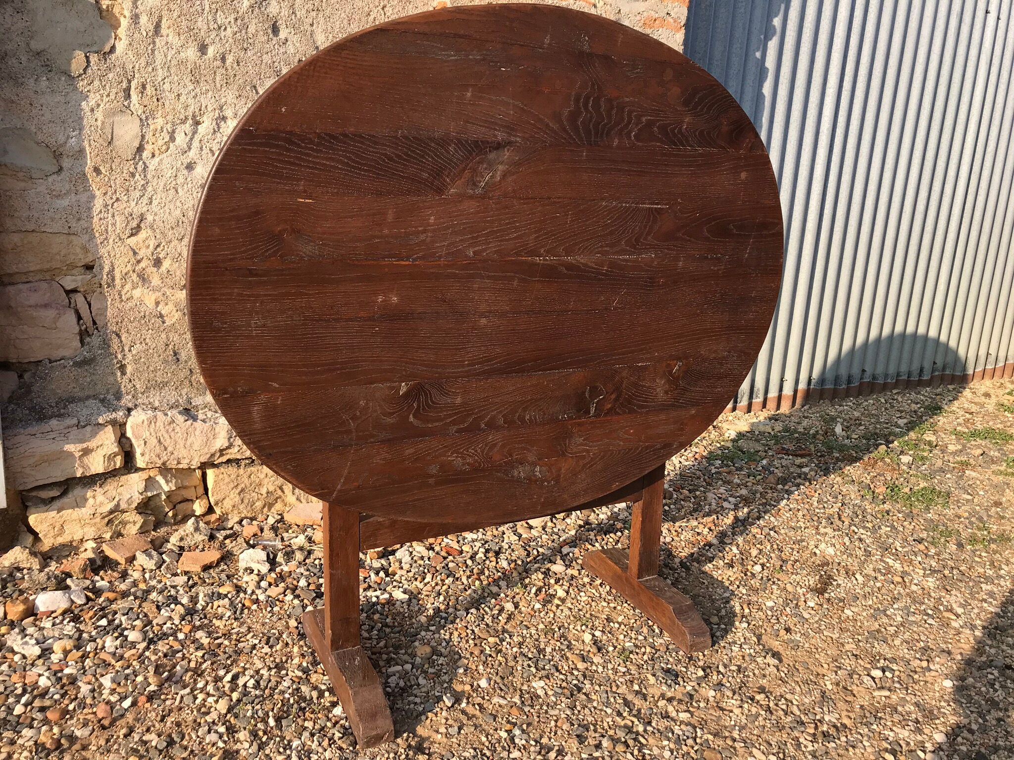 Vintner oak table