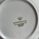 Set of three pink soup plates Fontebasso Made in Italy