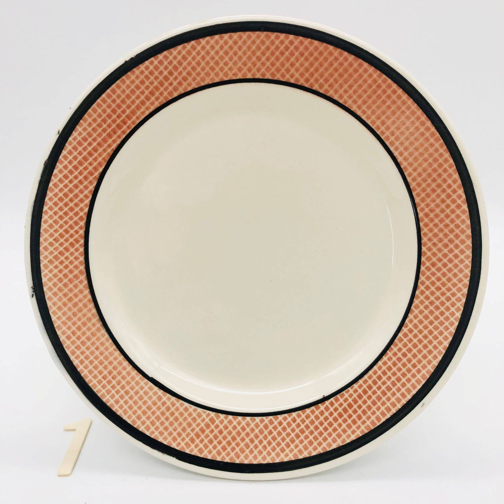 6 dessert plates Nidervillier, model Fanny.