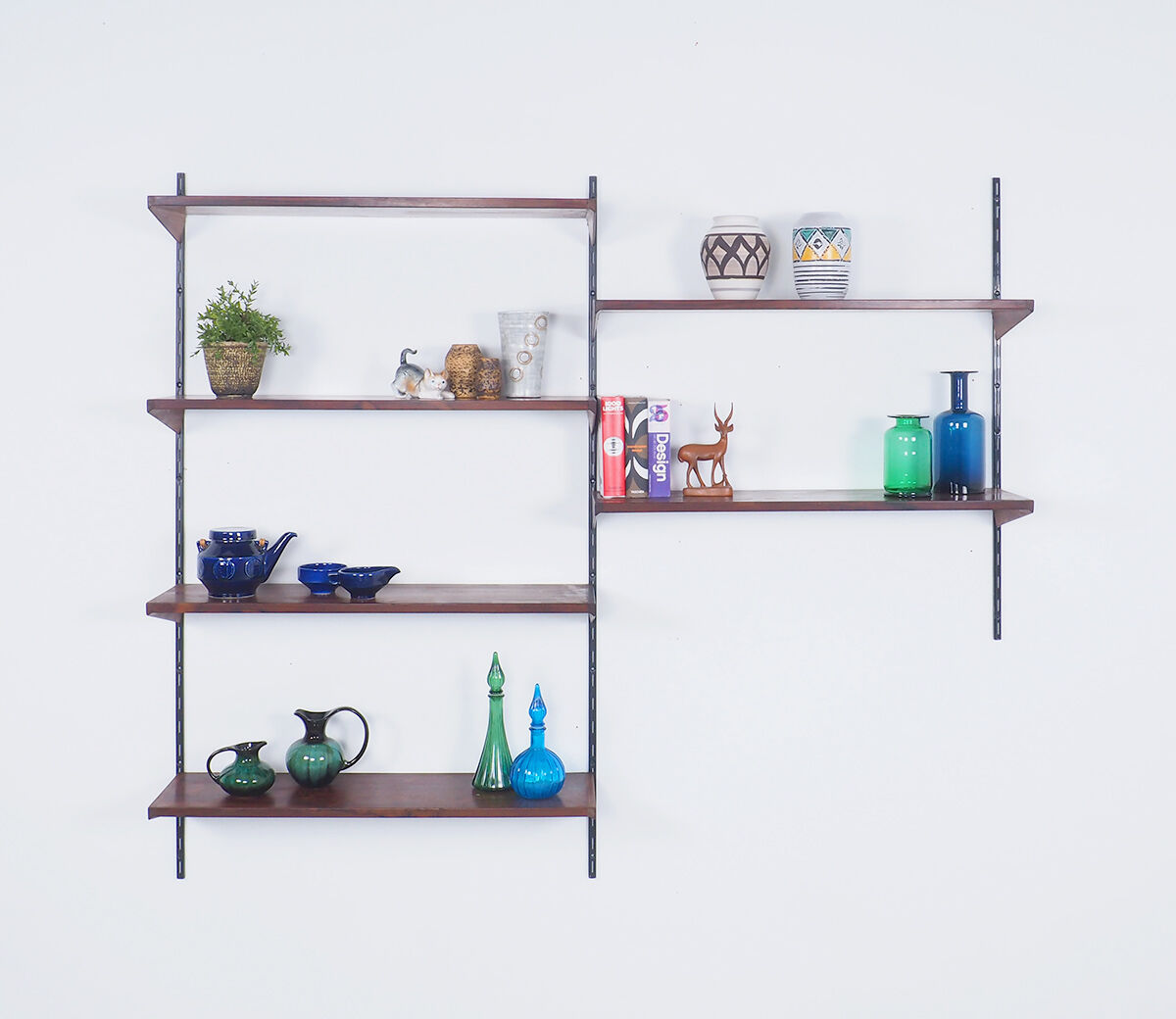 Rosewood Wall System by Kai Kristiansen for Feldballes Møbelfabrik, 1960s
