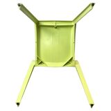 Philippe Starck, set of 8 French green chairs, design Slick XO