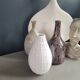 Relief porcelain vase