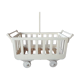 White trailer bed