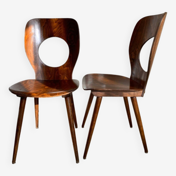 Pair of Baumann Eye model chairs