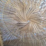 Vintage rattan screen