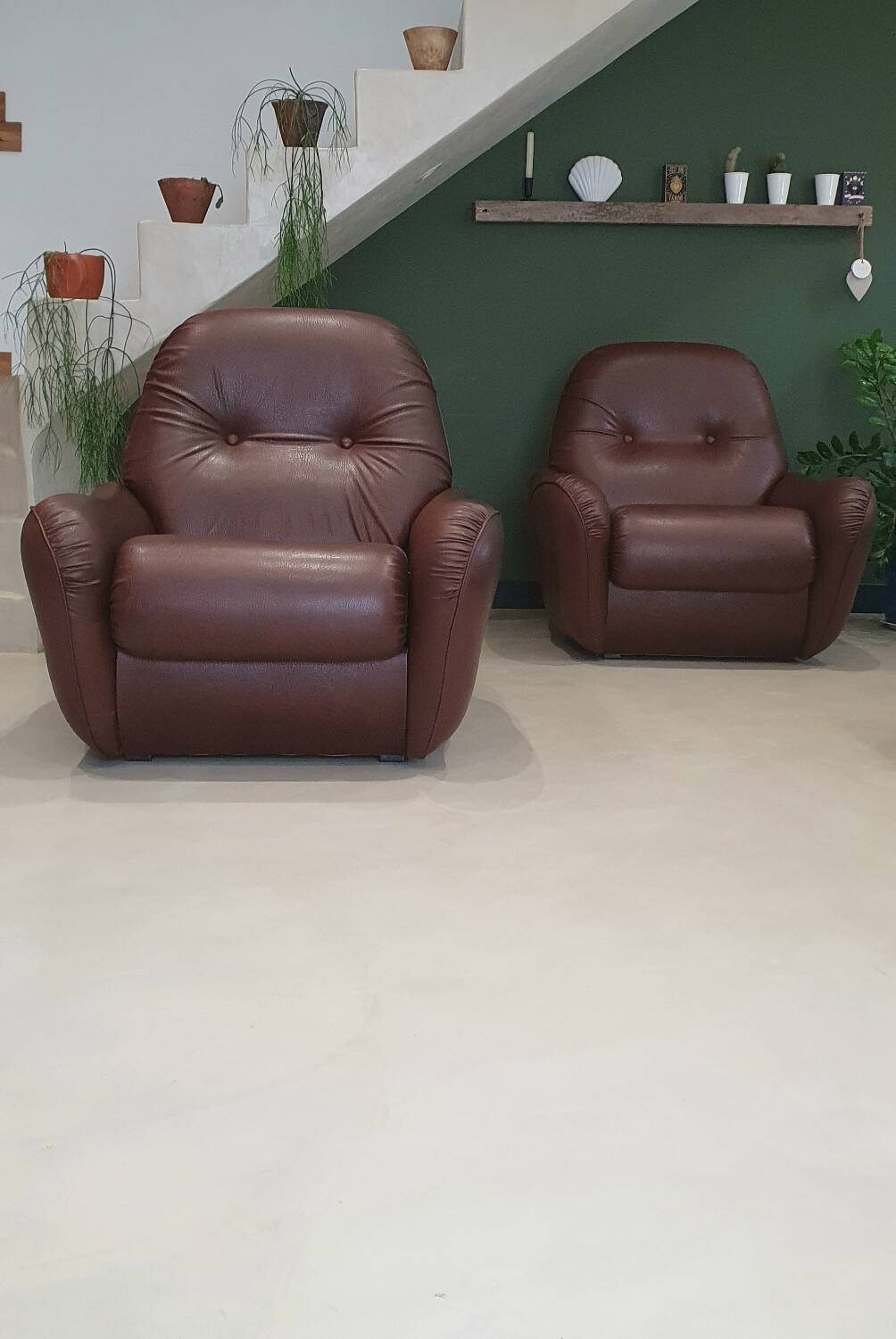 Vintage Space Age armchairs