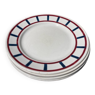 4 old Basque plates