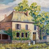 Residence in Lioujas signed Durand