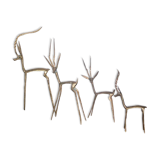Ensemble antilopes gazelles laiton