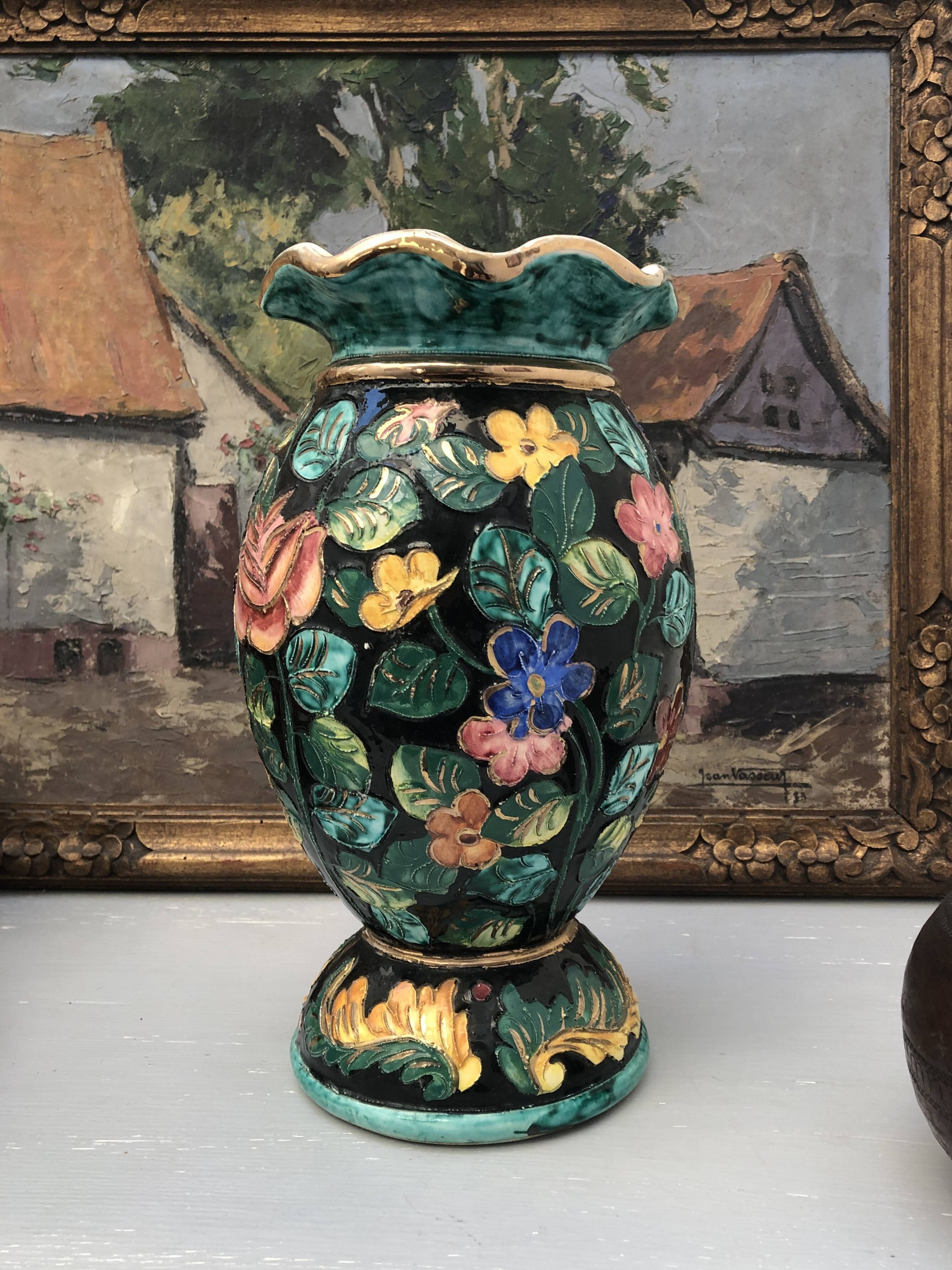 Vase Vallauris style Monaco 1950-1960