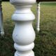 Ensemble table de ferme  blanche et quatre chaises