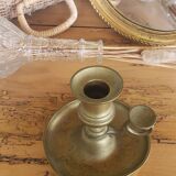 Bougeoir en laiton vintage