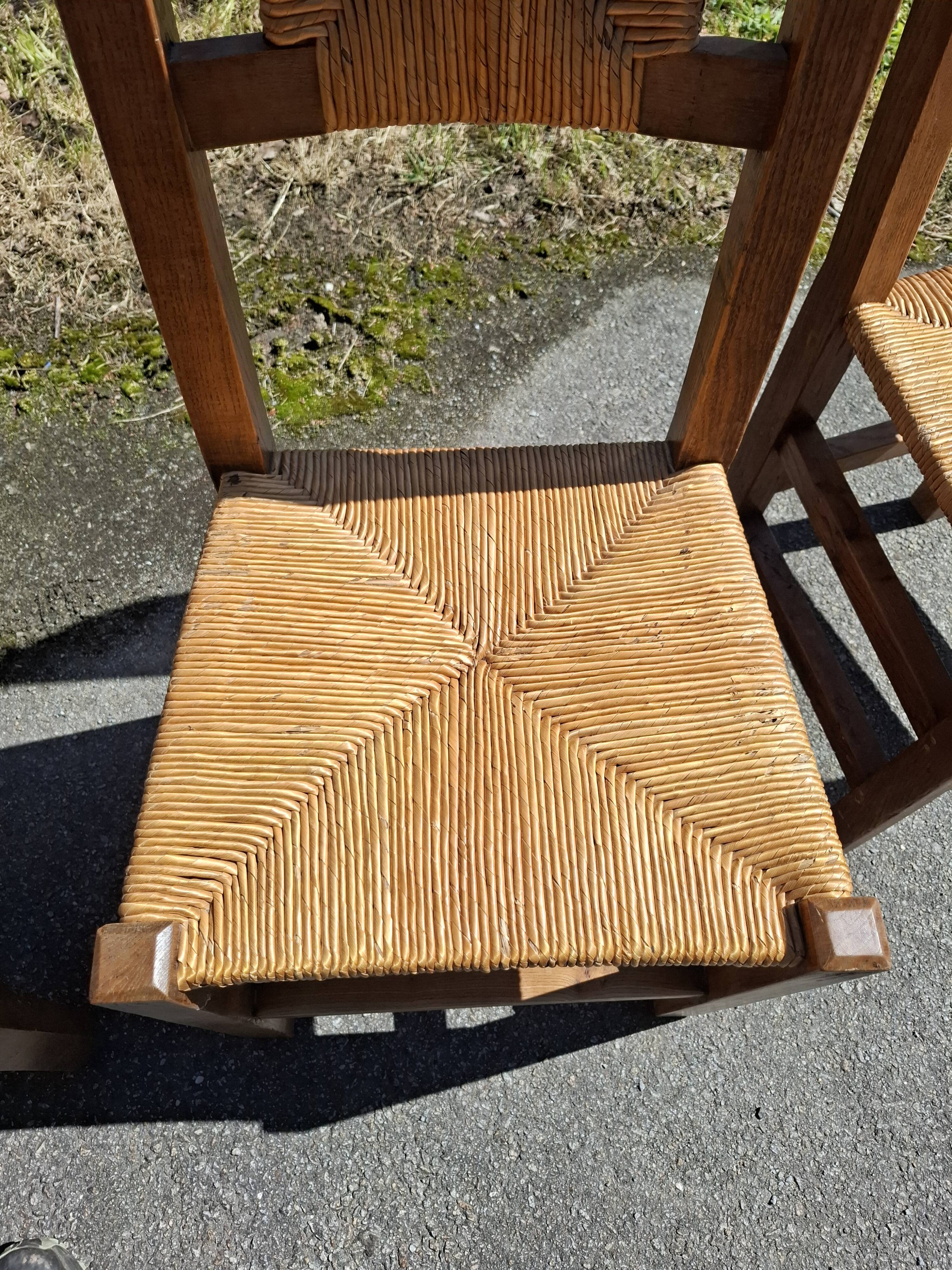 6 Perriand style chairs