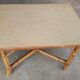 Rattan coffee table, vintage 60s