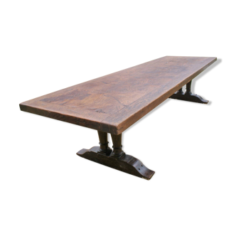 Très grande table de monastère fin xviiième/début xixème