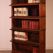 Bibliothèque Globe Wernicke en chêne de 5 éléments avec un tiroir