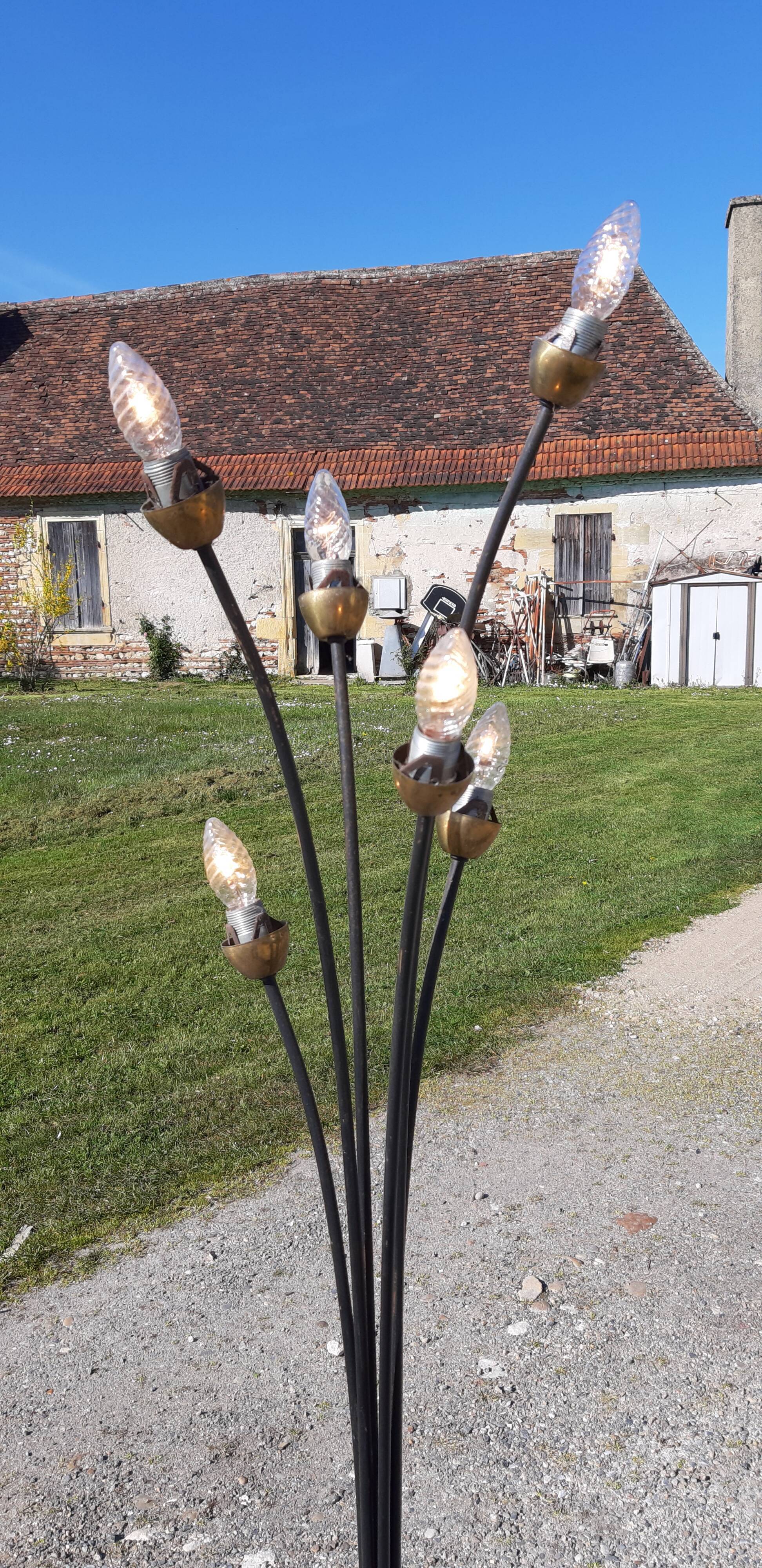 Vintage Lamp 6 Branches