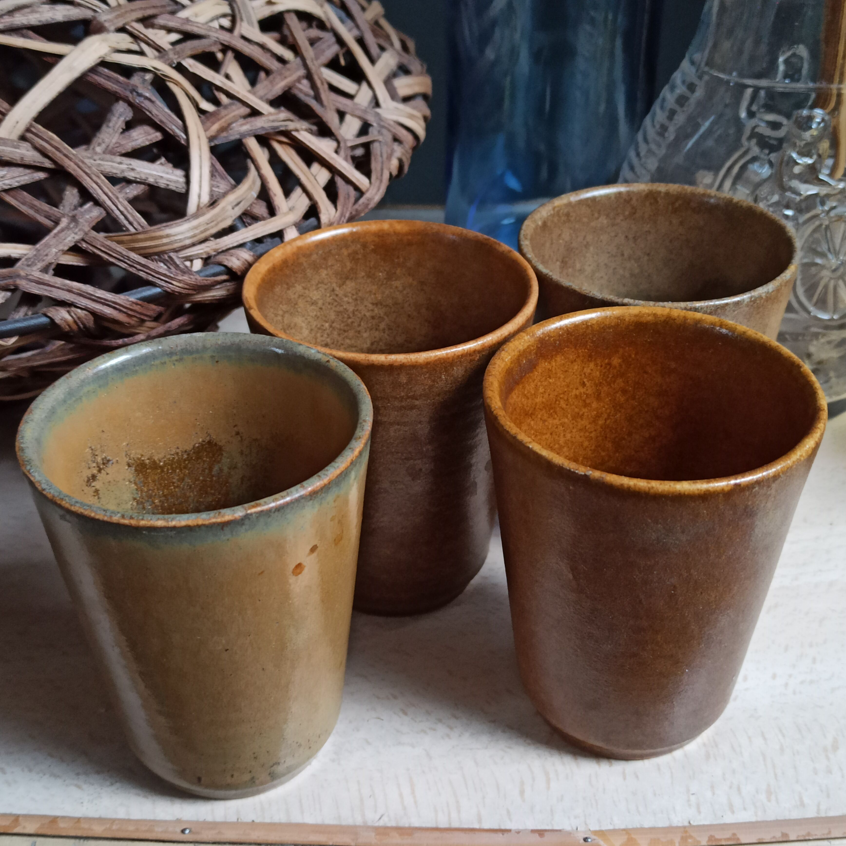 Digoin sandstone cups