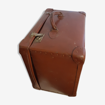 Old square travel case