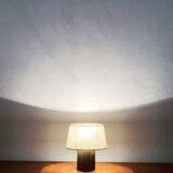 Brutalist brass table lamp