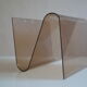 Modernist magazine holder pop space age plexiglas smokes vintage 70 years