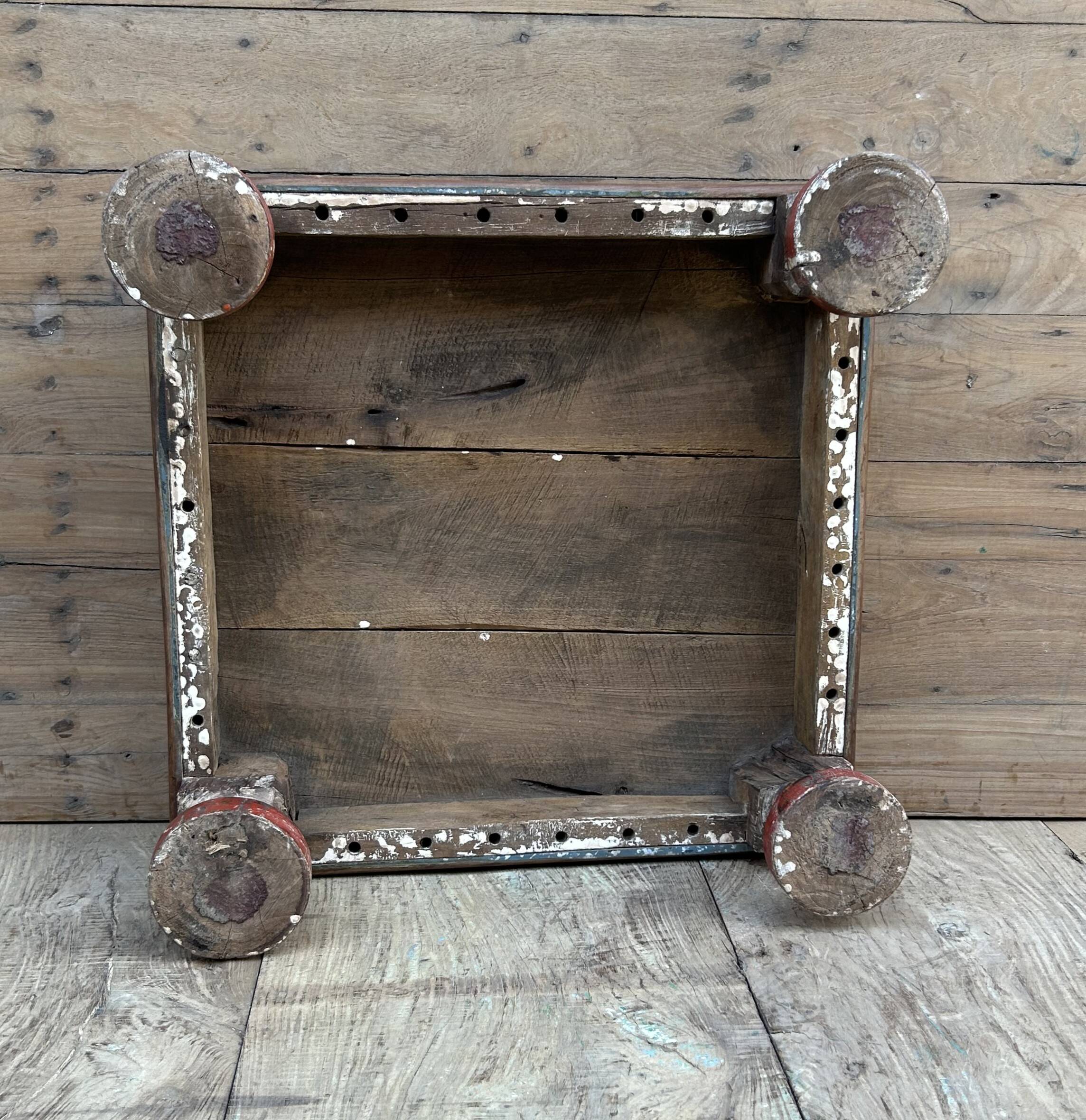 Burmese teak coffee table