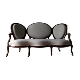Napoleon III sofa, 3 seats, recently redone.