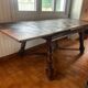 Table rustique en chêne à rallonges