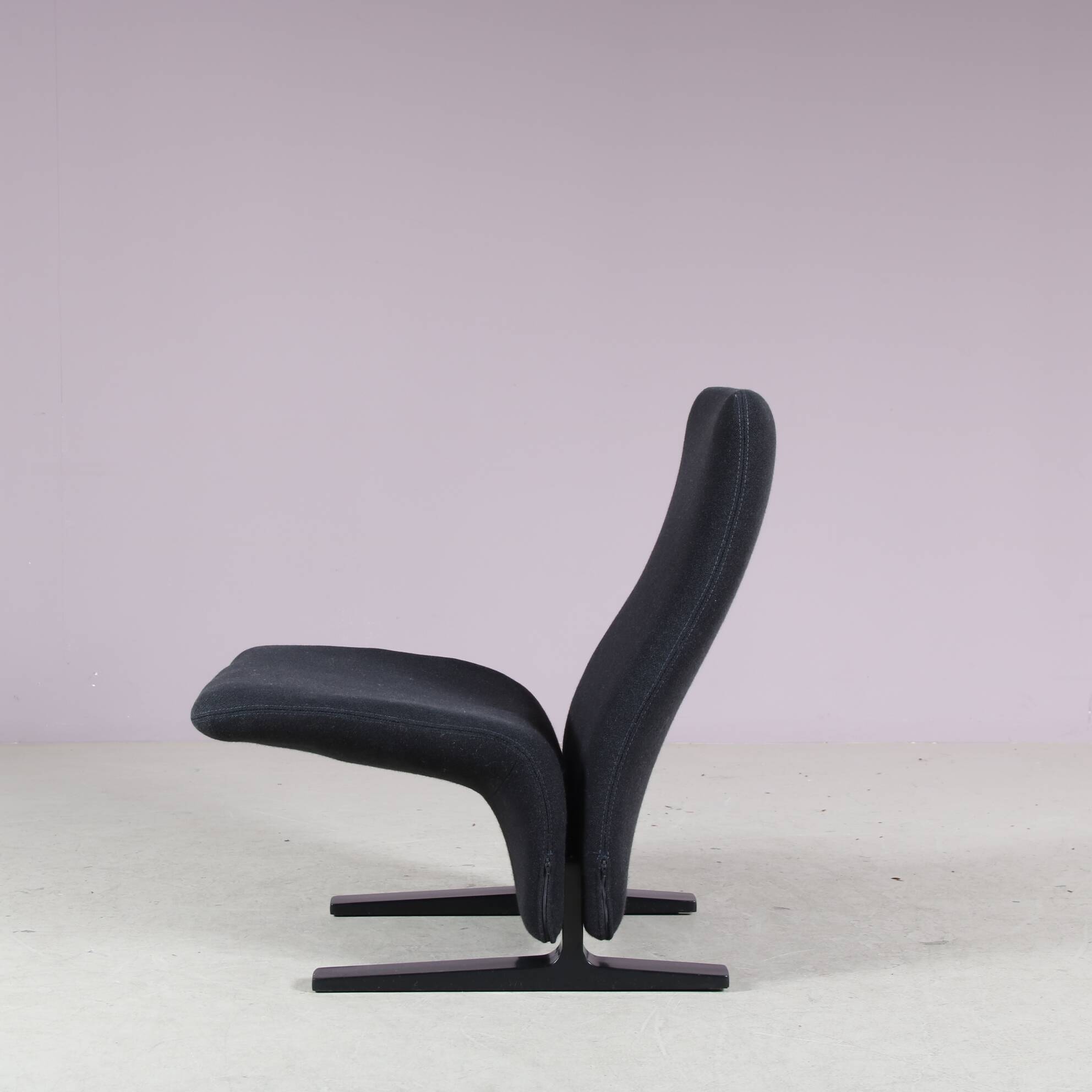 1970s “Concorde” Lowback chair by Pierre Paulin for Artifort, Netherlands