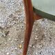 Pair of 50's Scandinavian style mahogany chairs