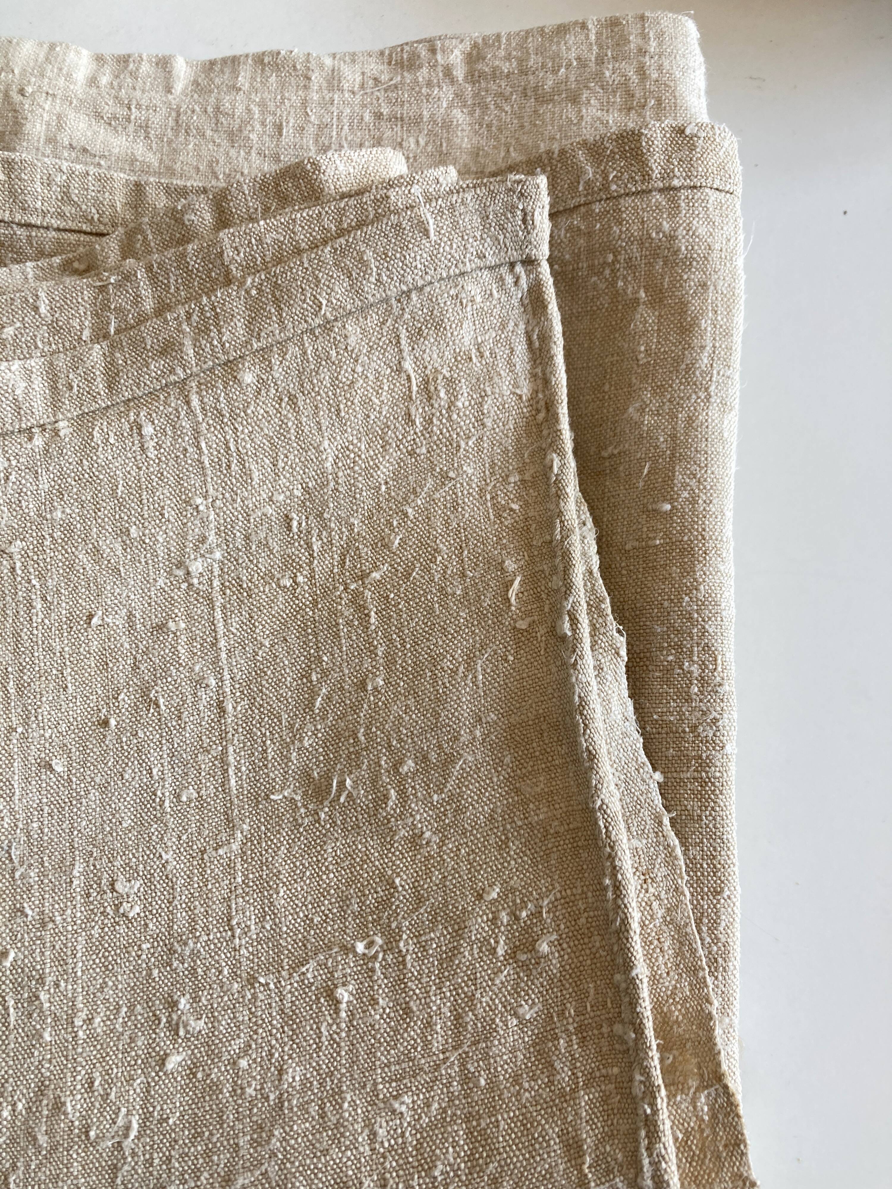 Nappe de ferme 19e en chanvre de trousseau l2,45m