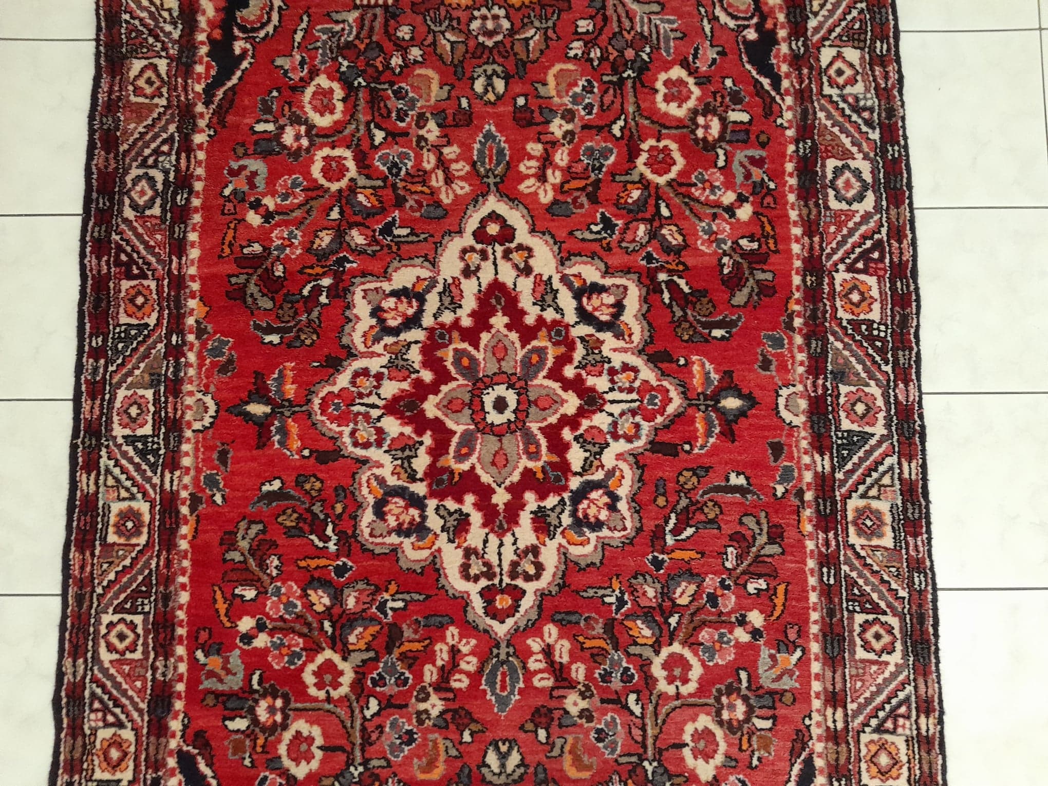 Handmade tabriz persian carpet 265x153cm