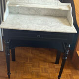Toilet table with marble