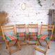 Chaises pliantes enfants