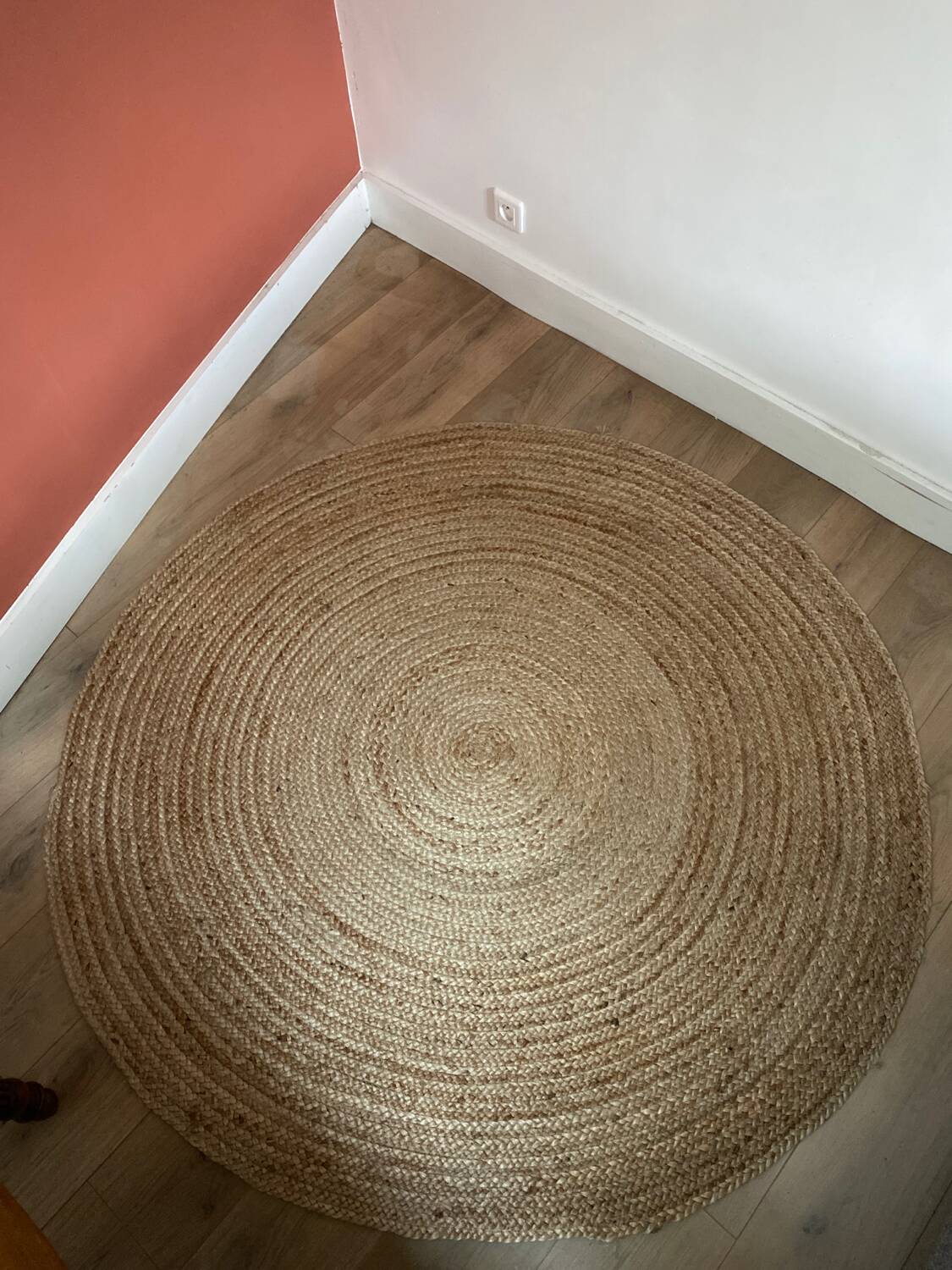 Round jute rug diameter 150cm