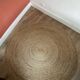 Round jute rug diameter 150cm
