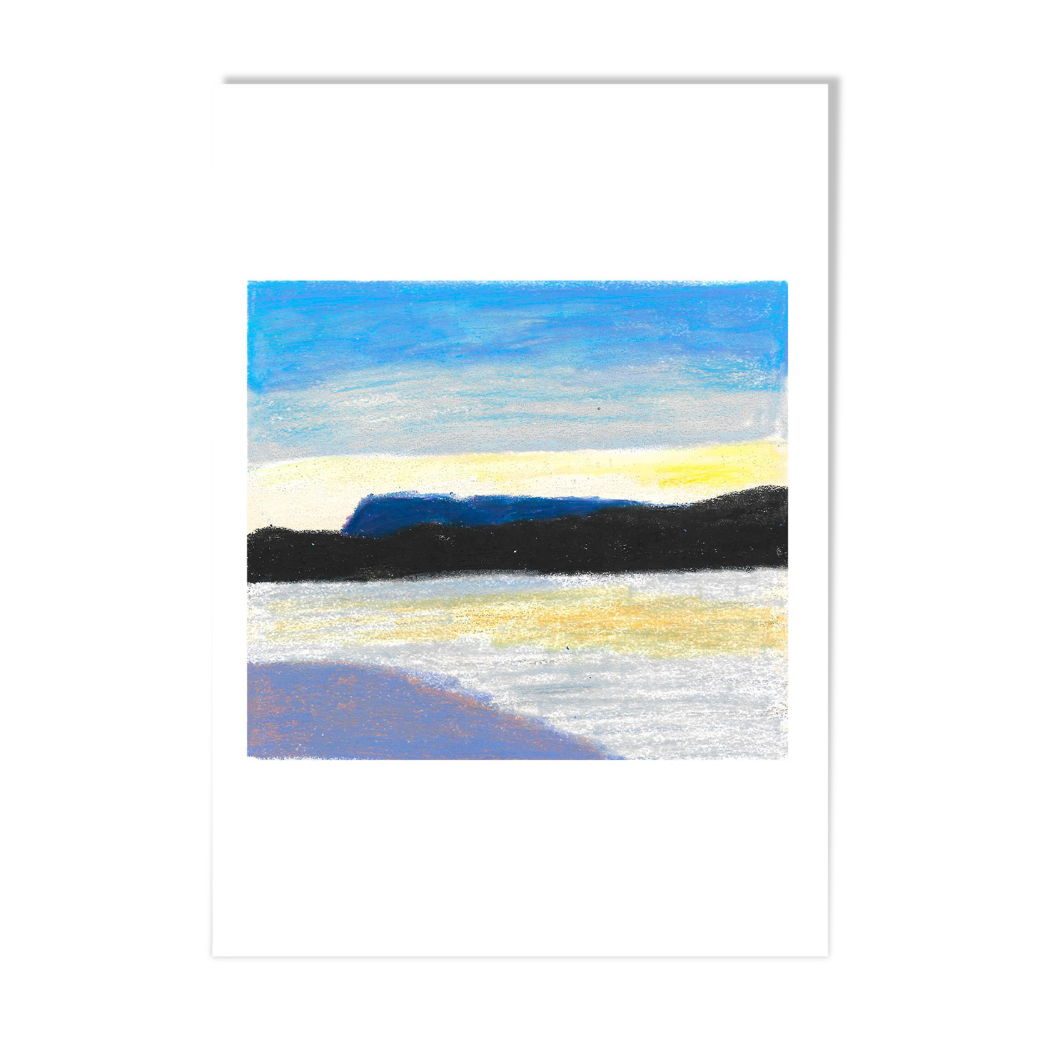 Pastel Sunset - A4 - Australia - sunset - landscape