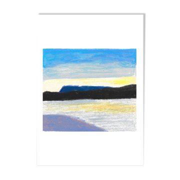 Pastel Sunset A4 Australie coucher de soleil paysage