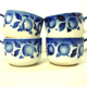 Set of 4 small old cups by St Amand.