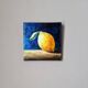Oil painting on canvas still life lemon country decoration