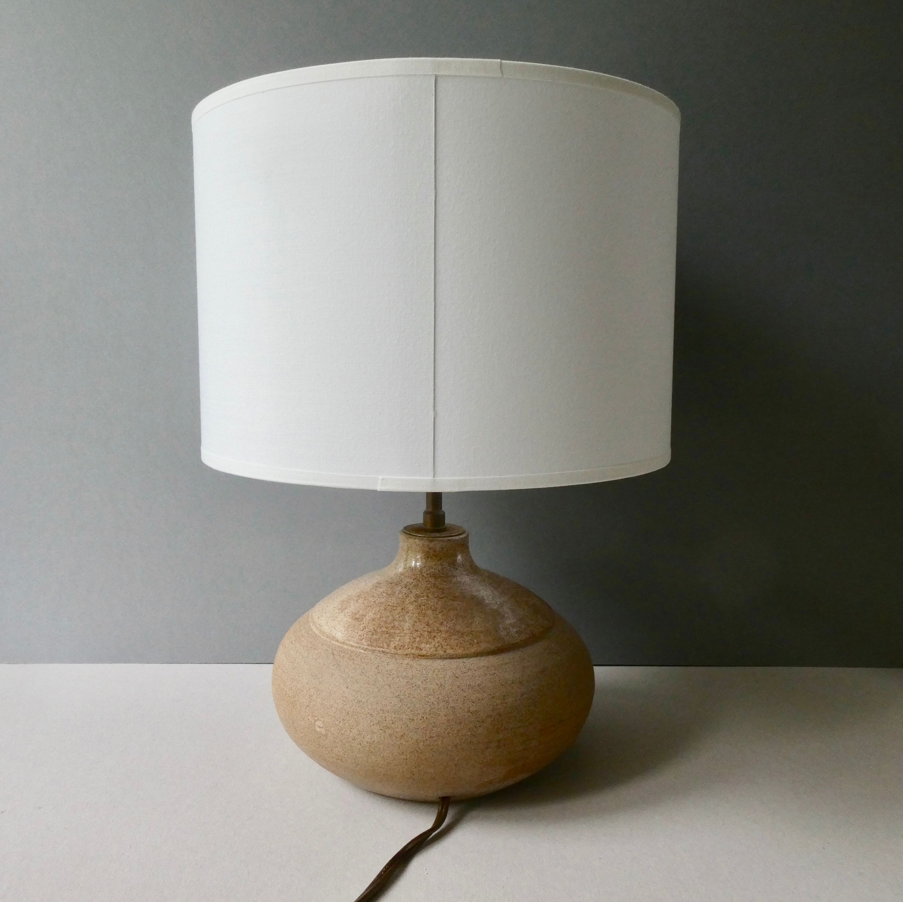 Sandstone lamp from the 50s