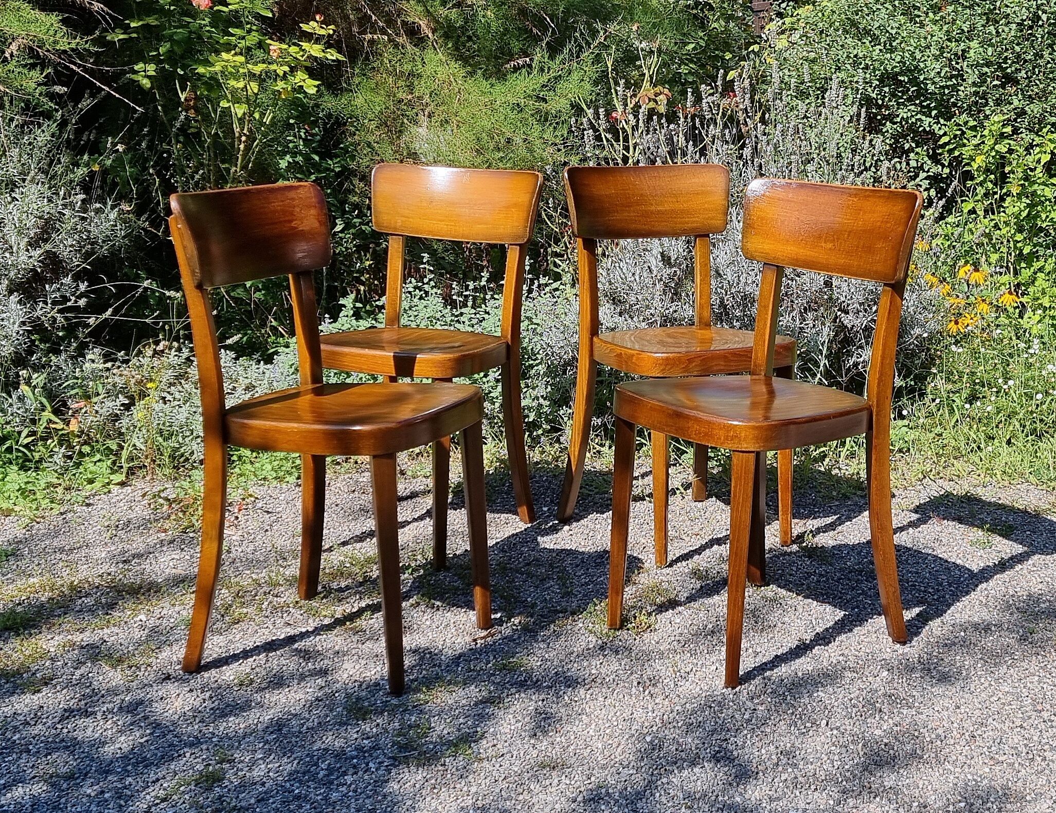 4 “classic” bistro chairs from Horgen-Glarus (Switzerland) 1960s