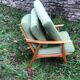 Fauteuils scandinaves bois blond vintage Années 60