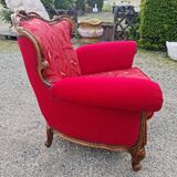 Fauteuil vintage style Louis XVI