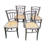 Canned bistro chairs