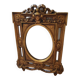 Old small golden mirror