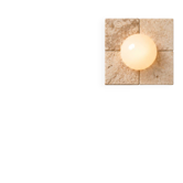 Wall light in travertine